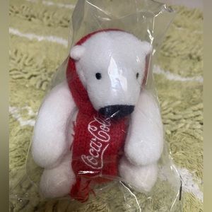 Coca Cola Mini Plush Bear 4”